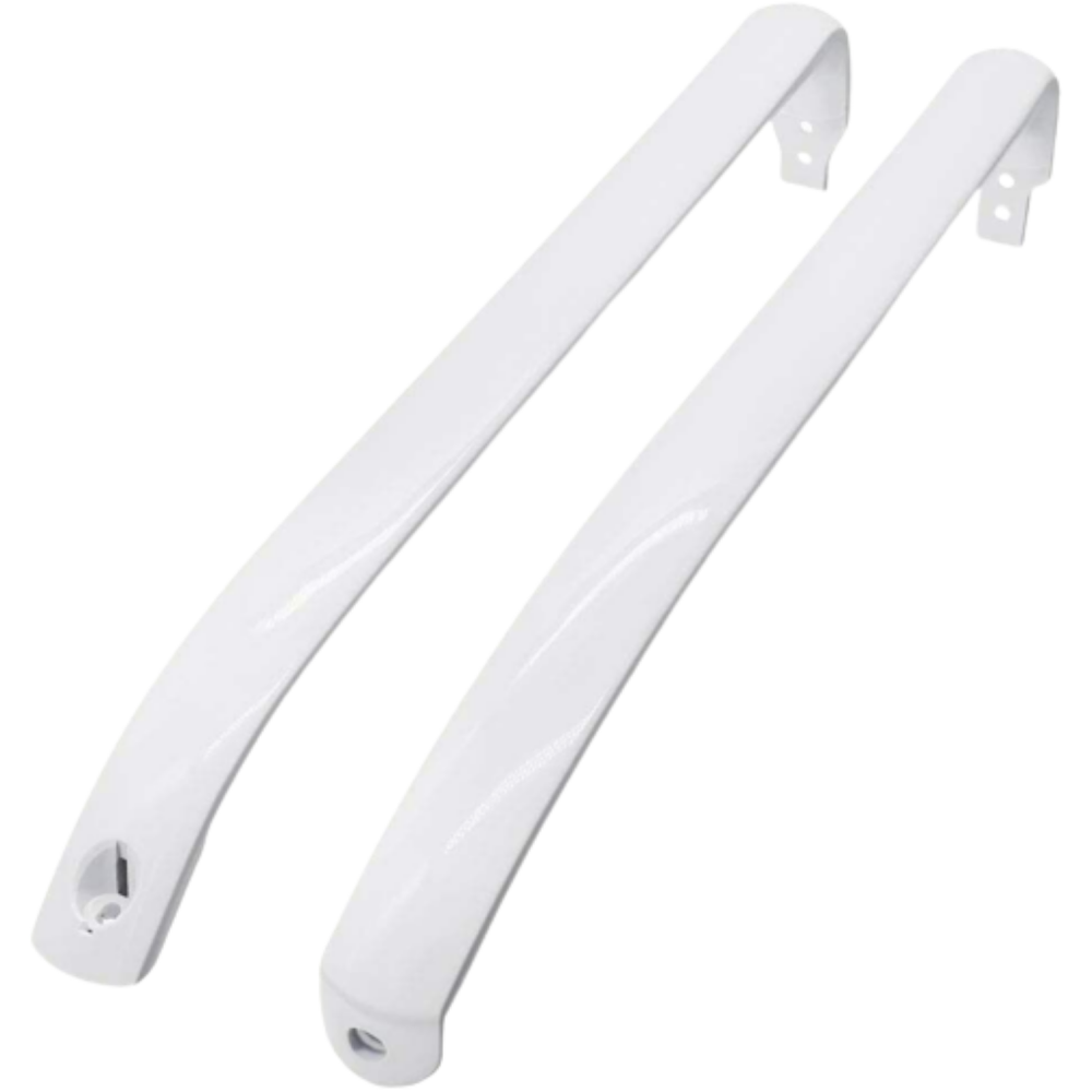 Wibefel 2 Pcs Door Handle Set Replacement for GE GTH18GCDCRBB GTH18GCDCRCC GTH18GCDCRWW GTH18GCDDRWW GTH18GCDERWW GTH18LBD4RBB GTH18LBD4RWW GTH18LBDCRBB GTH18LBDCRWW GTH18LBDERWW Refrigerator